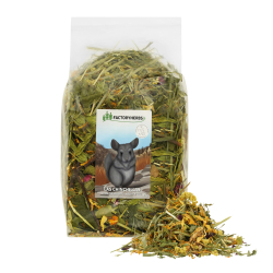 Factoryherbs LAS CHINCHILAS MIESZANKA ZIÓŁ DLA SZYNSZYLI I KOSZATNICZEK 1kg